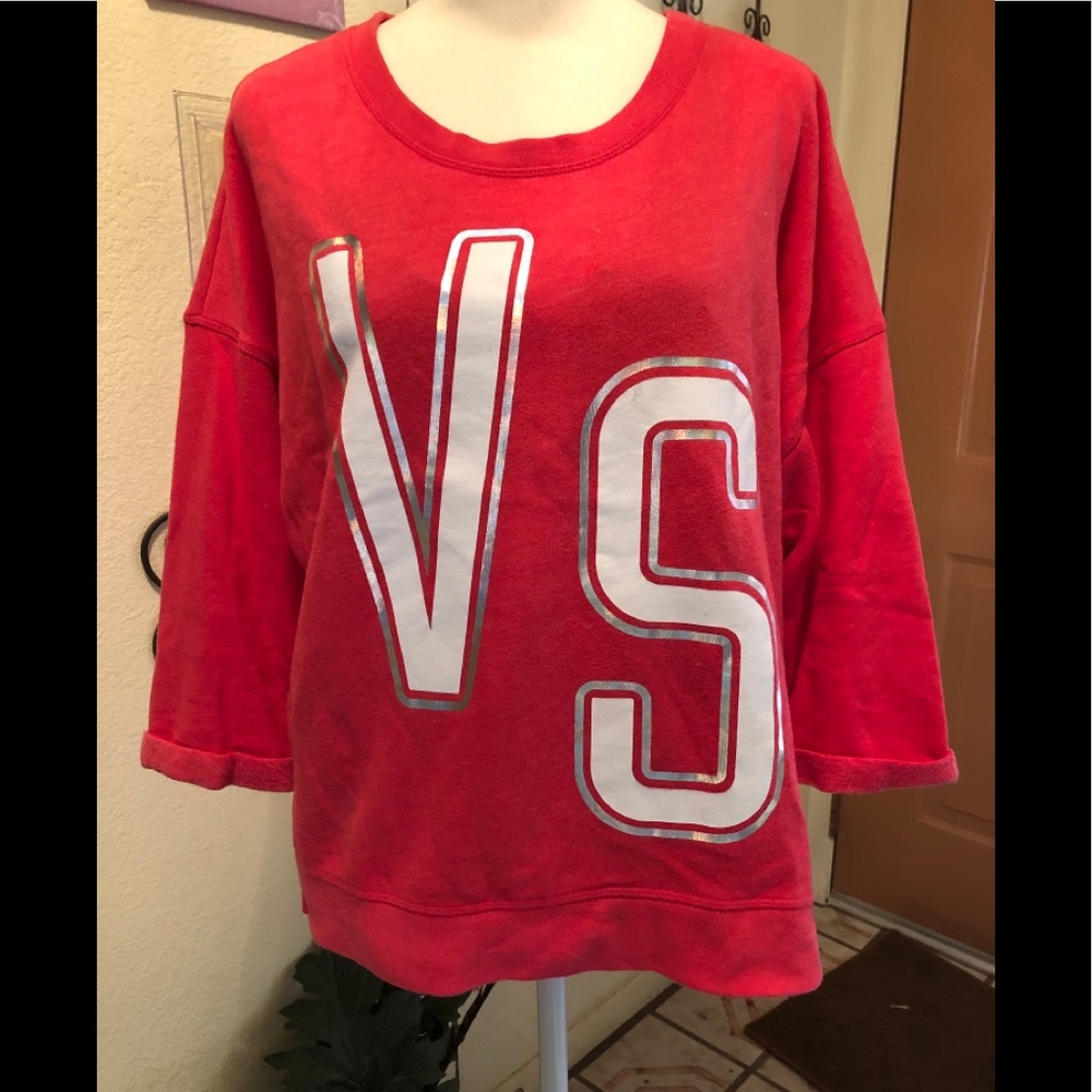 Victoria’s Secret lightly fleeced crop top